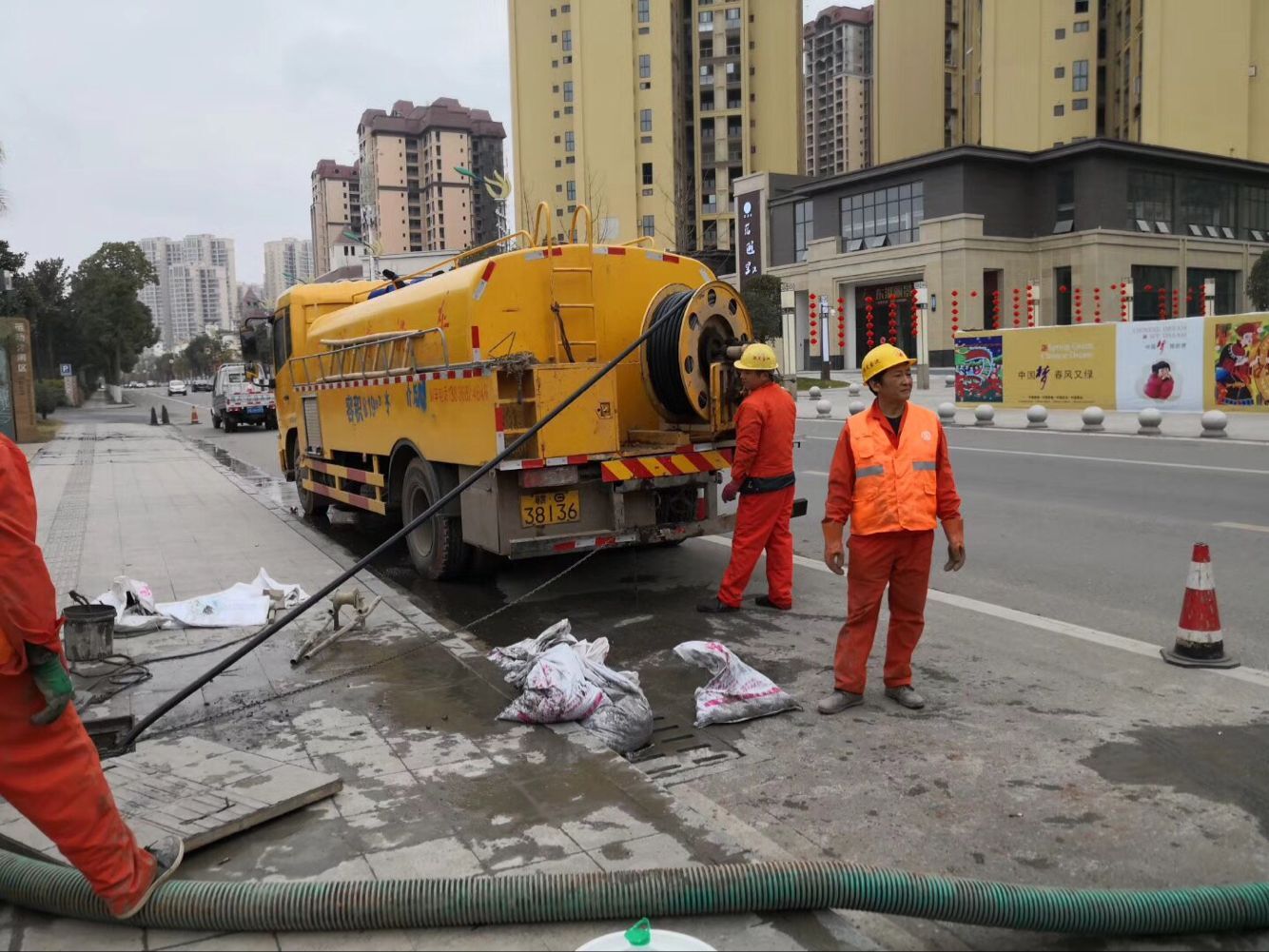下谷坪土家族乡排污管道清淤-管道清洗